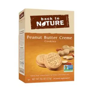 Back to Nature Cookies Peanut Butter Cream Sandwich