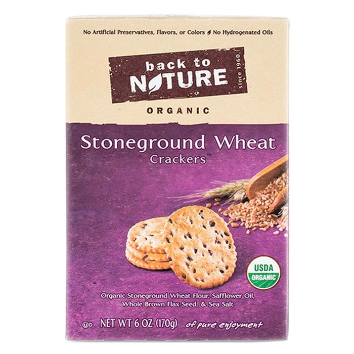 Back to Nature Crackers Organic Stoneground Wheat 1 Back to Nature Crackers Organic Stoneground Wheat