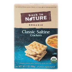 Back to Nature Crackers Organic Saltine