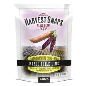 Calbee Harvest Snaps Black Bean Mango Chile Lime 3 oz