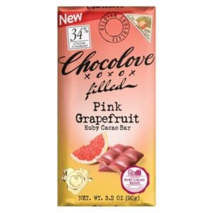 Chocolove Pink Grape Fruit 34%