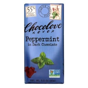 Chocolove Peppermint in Dark Chocolate 55%