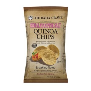 The Daily Crave Quinoa Chips Himalayan Pink Salt
