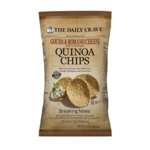 The Daily Crave Quinoa Chips Gouda & Romano Cheese