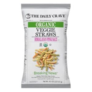 The Daily Crave Organic Veggie Straws Himalayan Pink Salt
