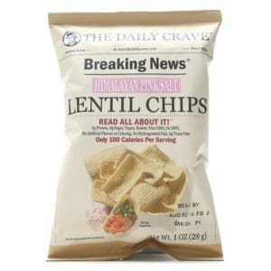 The Daily Crave Lentil Chips Himalayan Pink Salt [Small]
