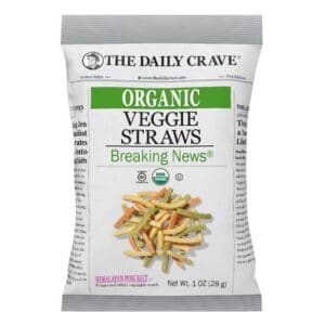 The Daily Crave Organic Veggie Straws Himalayan Pink Salt