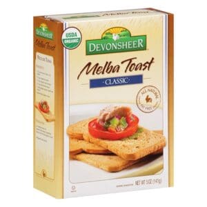 Devon. Melba Toast Organic - Classic
