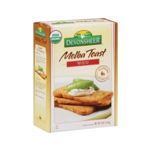 Devon. Melba Toast Organic - Wheat