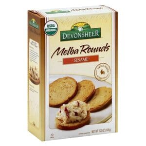 Devon. Melba Round Organic - Sesame