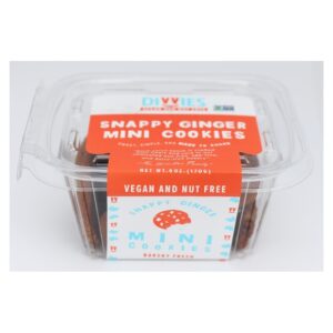 Divvies Cookies Mini Snappy Ginger