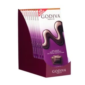 Godiva Dark Chocolate (10/3.10 oz)