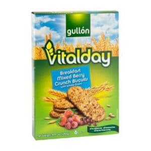 Gullon Vitalday Breakfast Mixed Berry Crunch Biscuits(