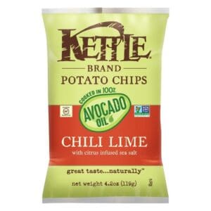 Kettle Chips Avocado Oil Chile Lime, Large