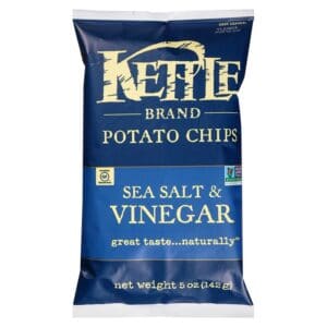 Kettle Chips Sea Salt & Vinegar, Large