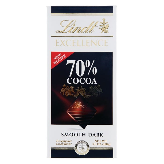 Lindt Excellence Dark 70% Cocoa 1 Lindt Excellence Dark 70% Cocoa