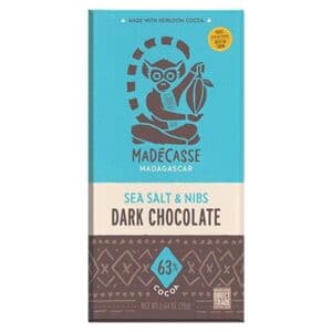 Madecasse Org. Heirloom Chocolate Sea Salt & Nibs 63%