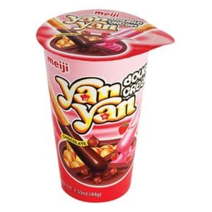 Meiji Yan Yan Double Creme - Strawberry & Chocolate