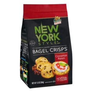 New York Style Bagel Crisps - Cinnamon Raisin