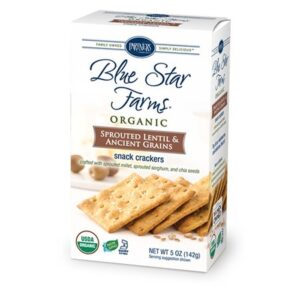 Partners Blue Star Farms Org Crackers Sprouted Lentil & AG