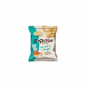 Popchips Potato Chips Small Salt & Vinegar (A4)