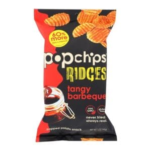 Popchips Ridges Large Tangy Barbeque