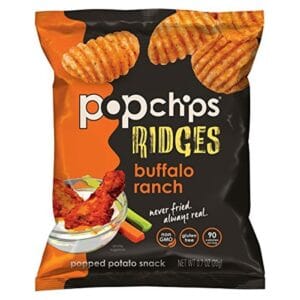Popchips Potato Ridges Small Buffalo Ranch