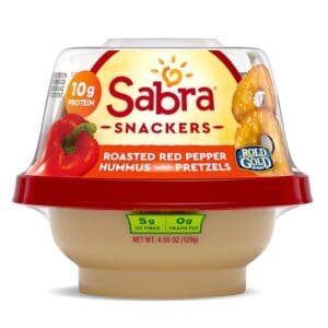 Sabra Hummus with Pretzels Roasted Red Pepper (12 pc)