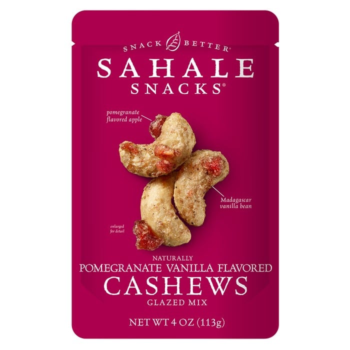 Sahale Pouch Cashews with Pomegranate, Vanilla 1 Sahale Pouch Cashews with Pomegranate, Vanilla
