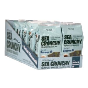 Seacrunchy Seaweed Snacks Sea Salt & Sesame Oil
