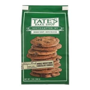 Tates Cookies Whole Wheat Dark Chocolate Chip *7oz Bag*