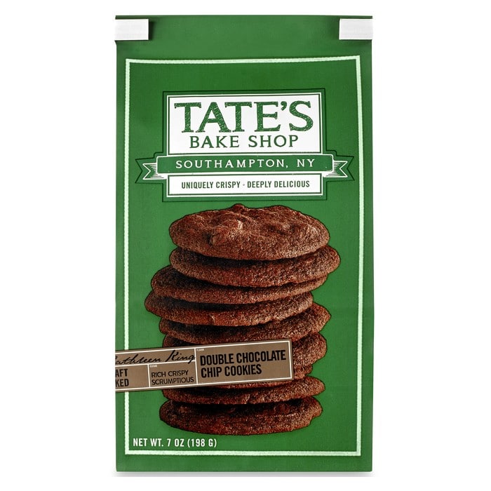 Tates Cookies Double Chocolate Chip *7oz Bag* 1 Tates Cookies Double Chocolate Chip *7oz Bag*