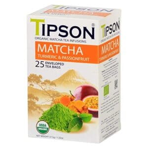Tipson Org. Matcha Tea Turmeric & Passionfruit