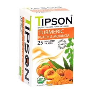 Tipson Org. Turmeric Tea Peach & Moringa