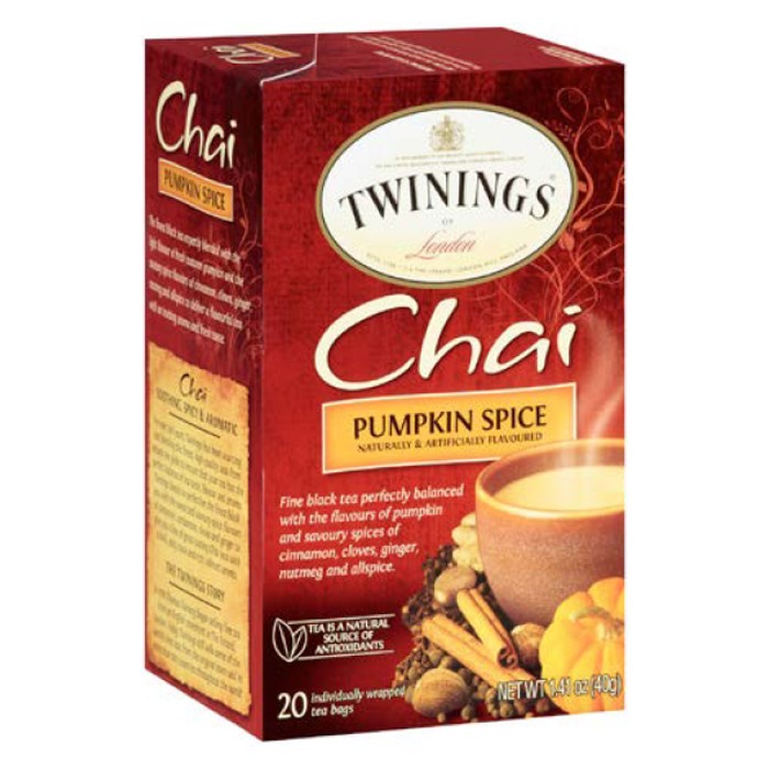 Twining Tea Chai Pumpkin Spice 1 Twining Tea Chai Pumpkin Spice
