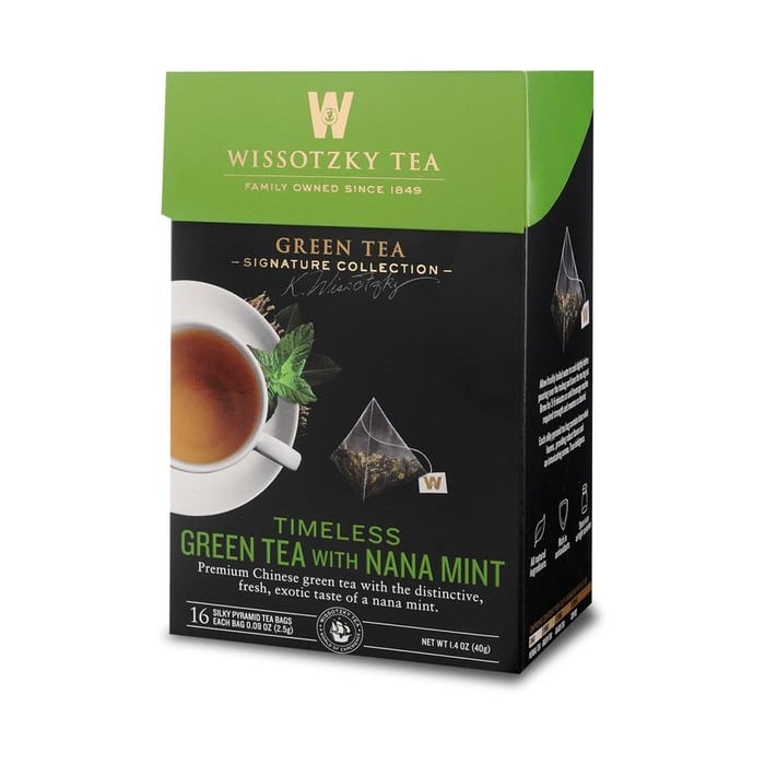 Wissotzky Green Tea Timeless Green Tea with Nana Mint 1 Wissotzky Green Tea Timeless Green Tea with Nana Mint
