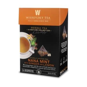 Wissotzky Herbal Tea Nana Mint with Ginger and Lemon