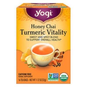 Yogi Tea Honey Chai Turmeric Vitality